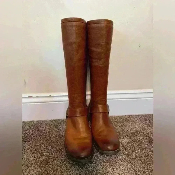 Frye Boots Phillips Harness Tall Boots size 6.5 leather - Picture 1 of 8